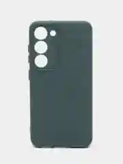 Тёмно-бирюзовый чехол для Samsung Galaxy S23 (Самсунг Галакси С23), силиконовый