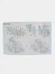 Пудровый 3д конструктор из пенокартона/3D пазлы/Мягкие пазлы