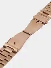 Бронзовый блочный металлический ремешок для Apple Watch стальной