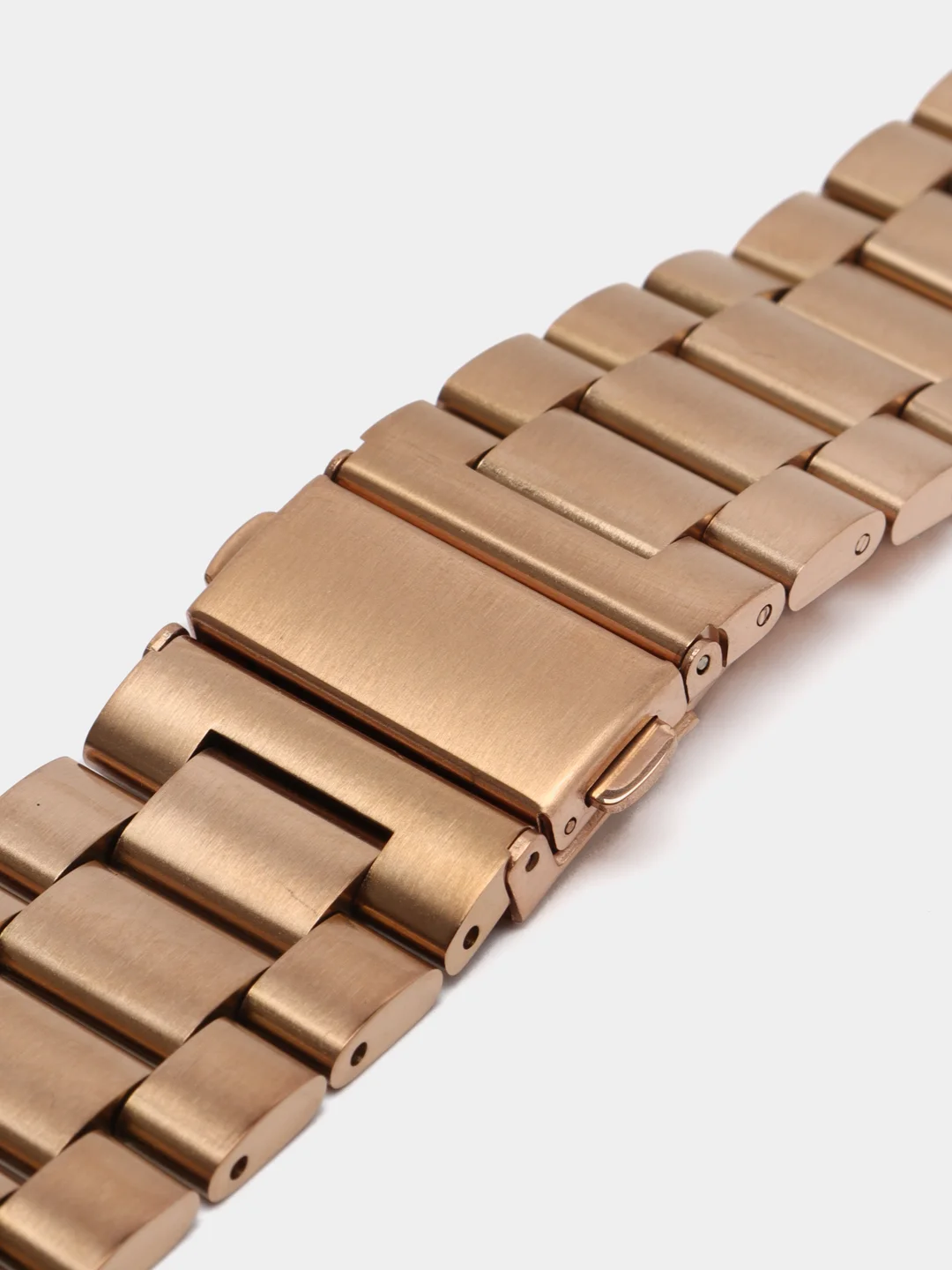 Бронзовый блочный металлический ремешок для Apple Watch стальной