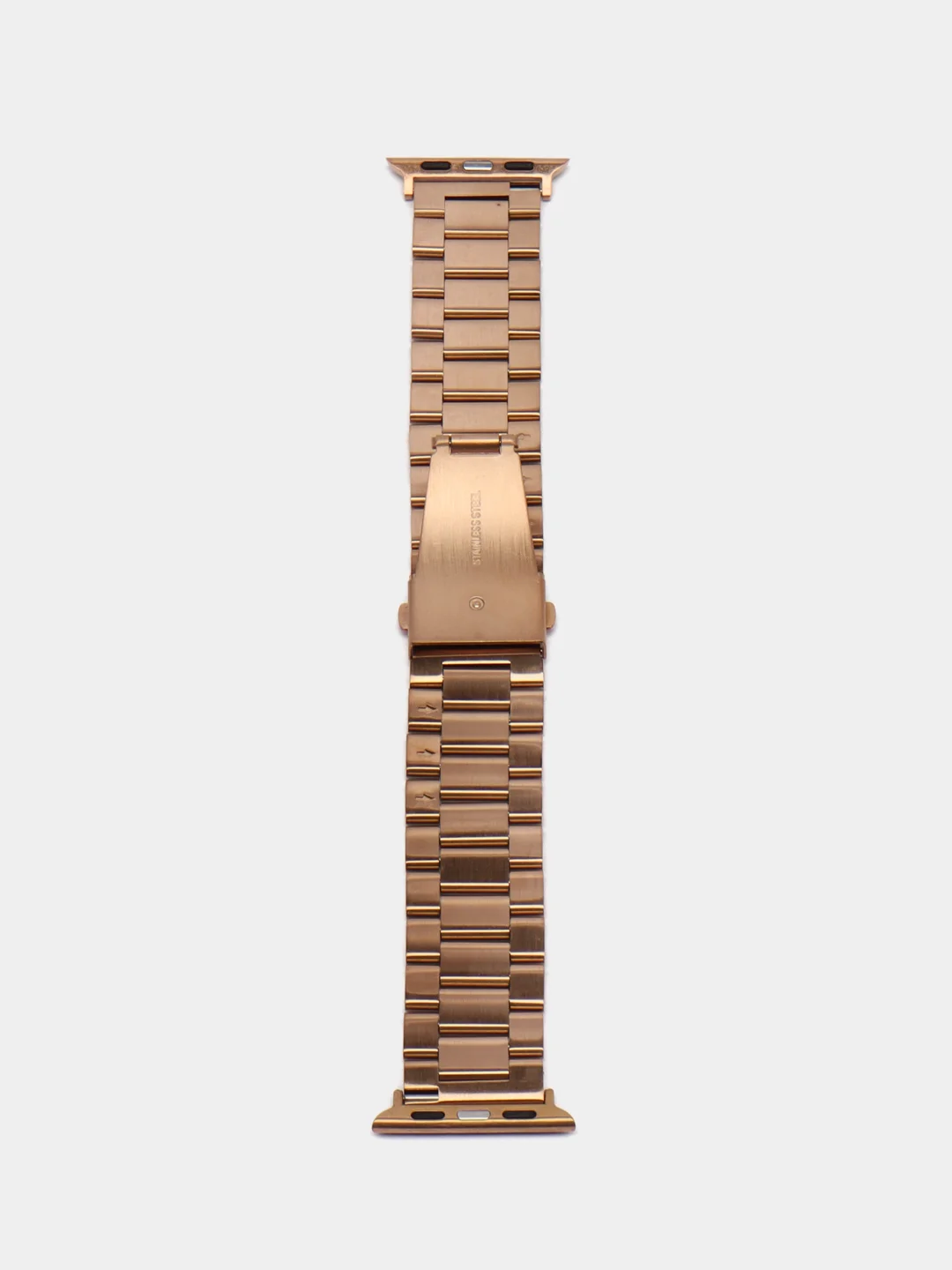 Бронзовый блочный металлический ремешок для Apple Watch стальной
