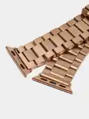 Бронзовый блочный металлический ремешок для Apple Watch стальной