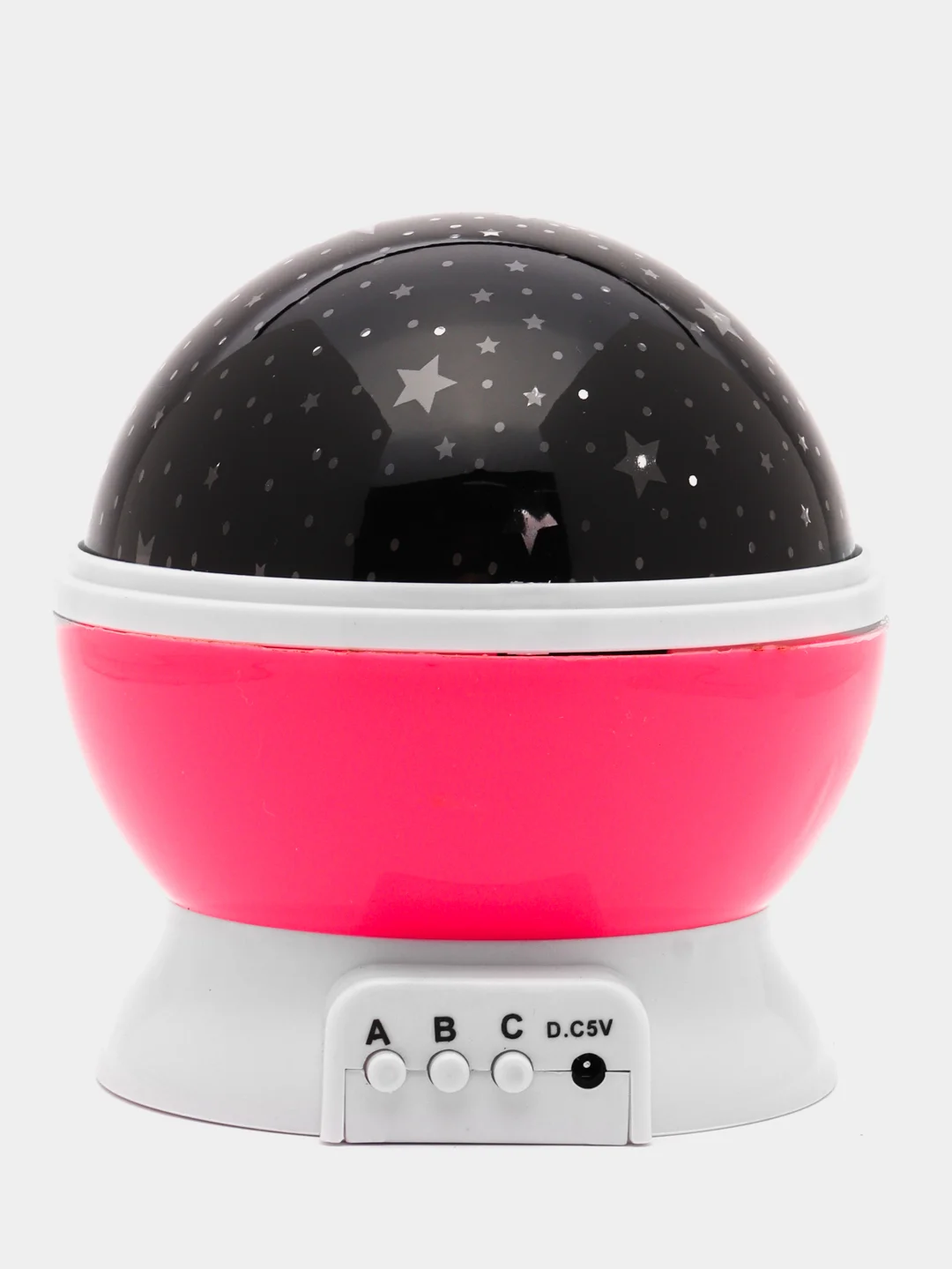 Ночник "Звездное небо" Star Master Dream rotating projection, розовый
