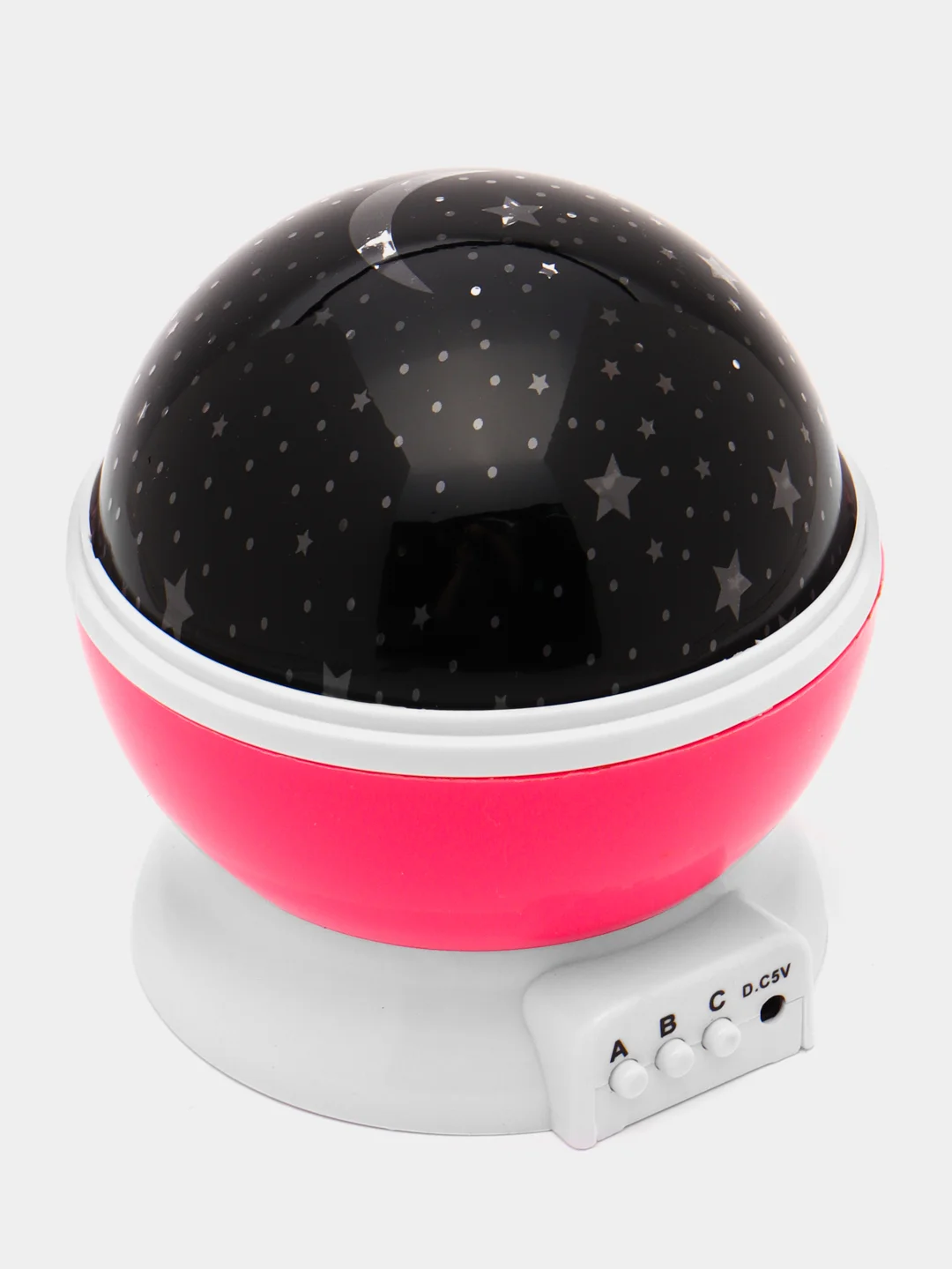 Ночник "Звездное небо" Star Master Dream rotating projection, розовый