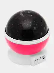 Ночник "Звездное небо" Star Master Dream rotating projection, розовый