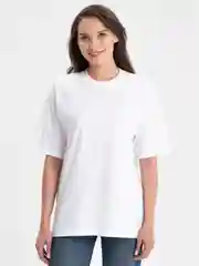 Футболка белая oversized "Base"