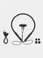 Черный наушники спортивные беспроводные, с креплением на шею, Bluetooth гарнитура, для спорта