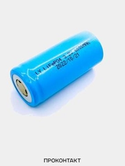 Аккумулятор LifePO4 32650 6000mah 3.2V 3C (18A) WTM (факт. 5400mah)