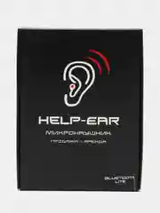 Черный магнитный микронаушник, беспроводной Help-Ear Bluetooth Lite, со встроенным микрофоном