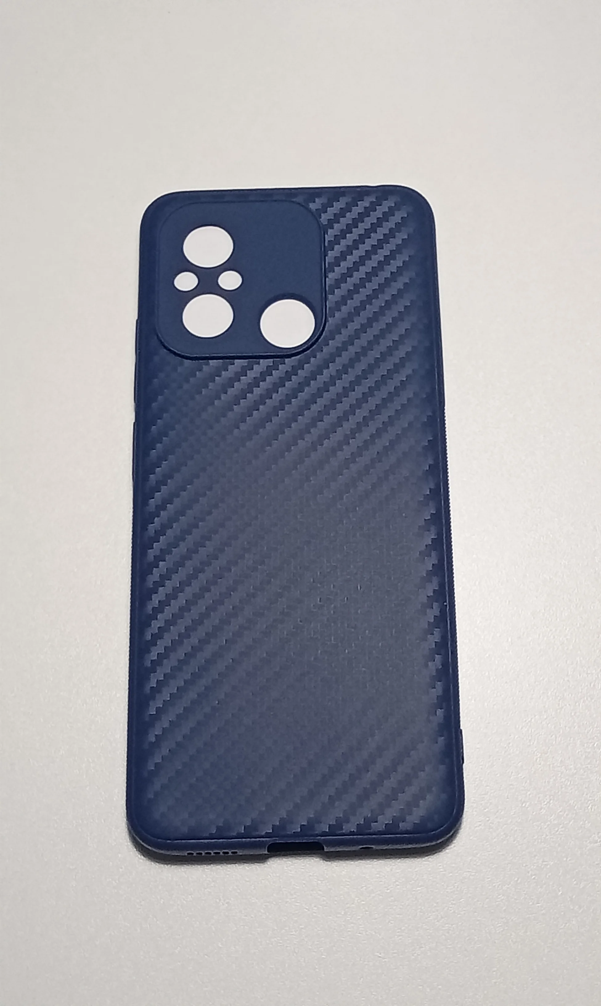 Синий чехол карбон XIAOMI REDMI 12C
