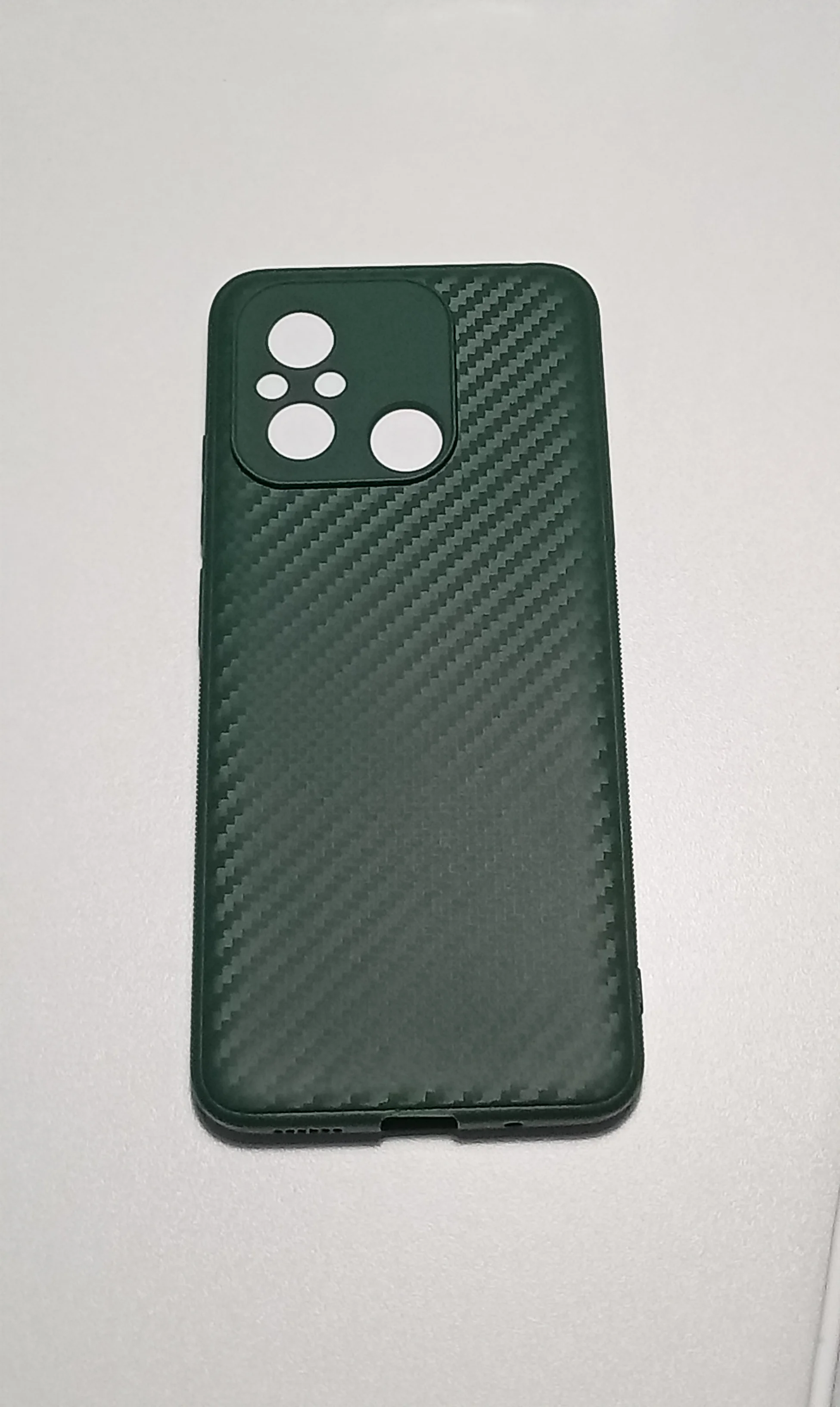 Мятный чехол карбон XIAOMI REDMI 12C