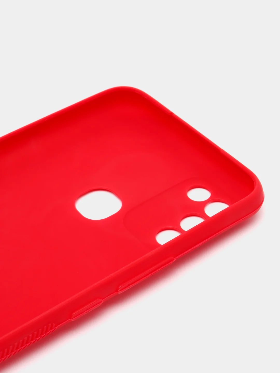 Алый чехол силиконовый, матовый для infinix Hot 11 play