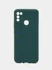 Тёмно-зелёный чехол силиконовый, матовый для infinix Hot 11 play