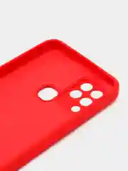 Алый чехол силиконовый, матовый, Infinix Hot 10s/10t