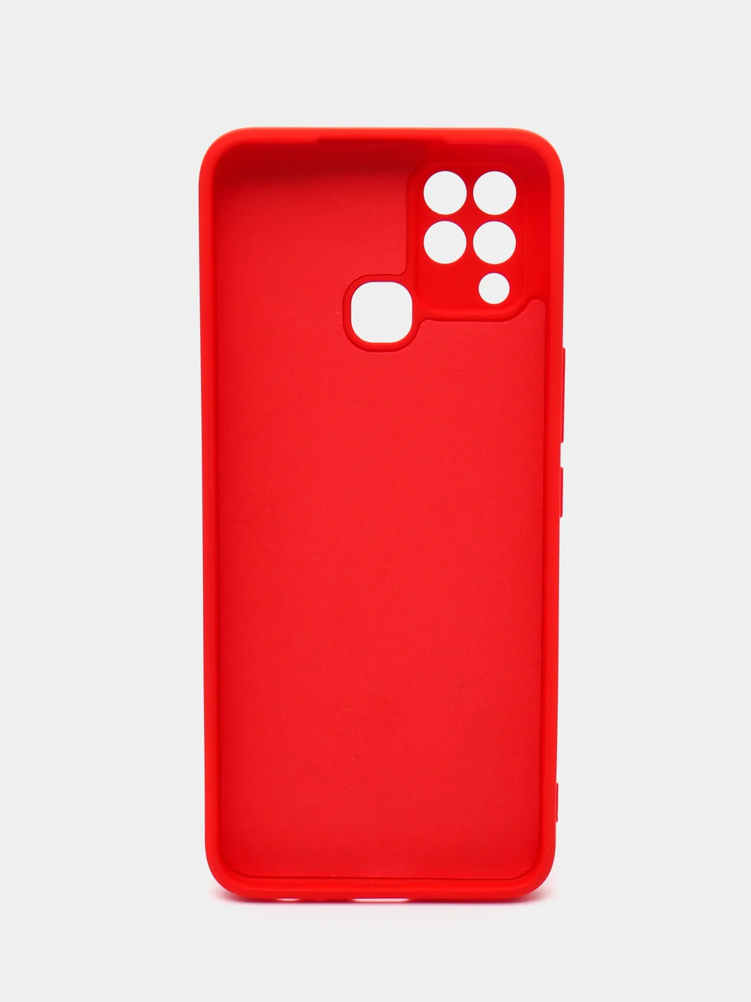 Алый чехол силиконовый, матовый, Infinix Hot 10s/10t