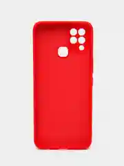 Алый чехол силиконовый, матовый, Infinix Hot 10s/10t
