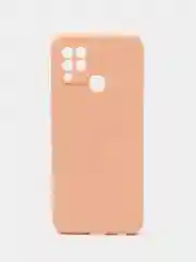 Бежевый чехол силиконовый, матовый, Infinix Hot 10s/10t