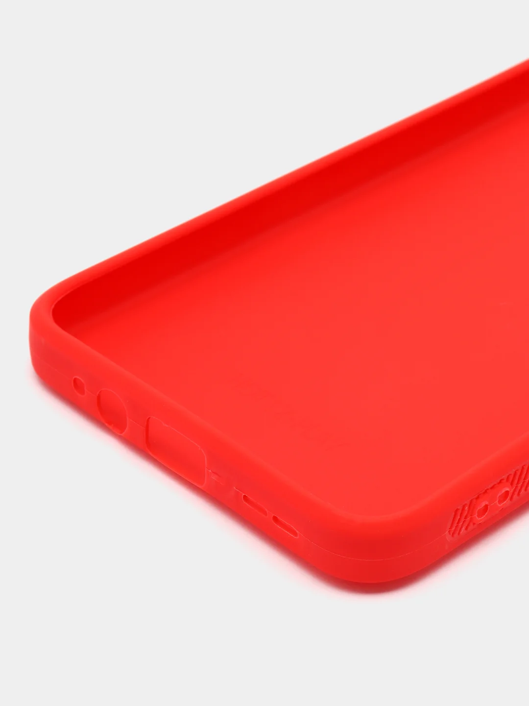 Алый чехол силиконовый, матовый, для Infinix Hot 12i