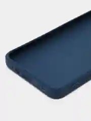 Темно-синий чехол силиконовый, матовый, для Infinix Hot 12i