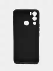 Черный чехол силиконовый, матовый, для Infinix Hot 12i