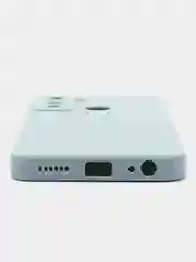 Голубой чехол для Tecno Pop 5 Lite силиконовый, матовый
