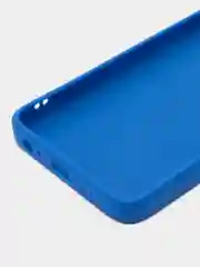 Синий чехол для Tecno Pop 5 Lite силиконовый, матовый