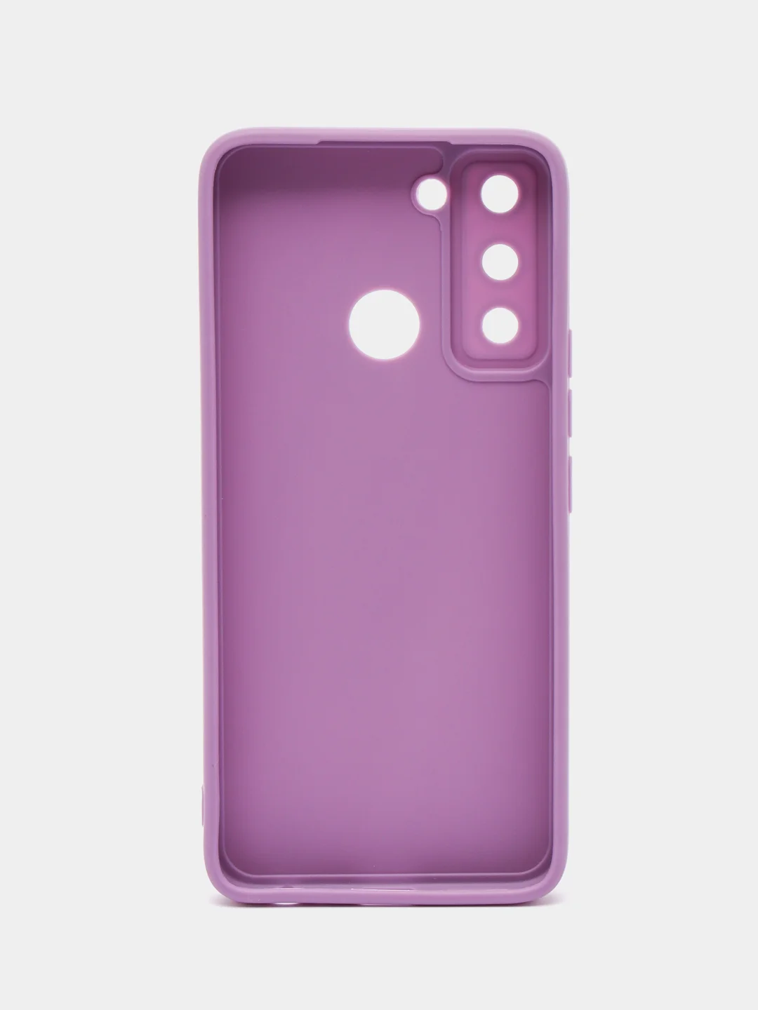 Фиолетовый чехол для Tecno Pop 5 Lite силиконовый, матовый