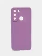 Фиолетовый чехол для Tecno Pop 5 Lite силиконовый, матовый