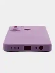 Фиолетовый чехол для Tecno Pop 5 Lite силиконовый, матовый