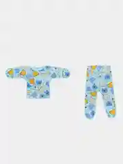 Разноцветный комплект ползунки и распашонка Рекантино