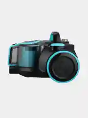 Голубой пылесос электрический BQ VC1810C, циклонный, с трехступенчатой фильтрацией