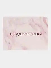 Обложка-чехол для студенческого билета "Студенточка"