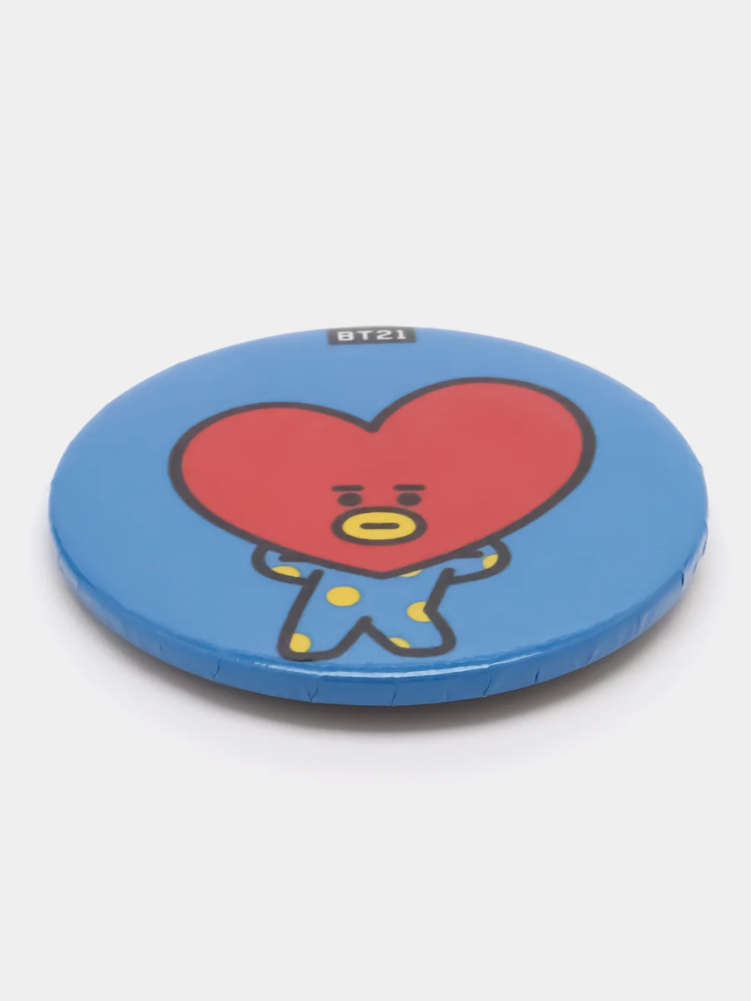 Алый к-поп значки "BT21", 56 мм