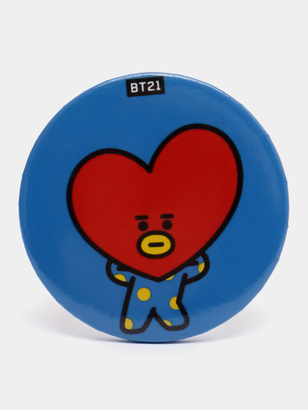 Алый к-поп значки "BT21", 56 мм