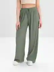 Бирюзовый брюки женские, палаццо, летние