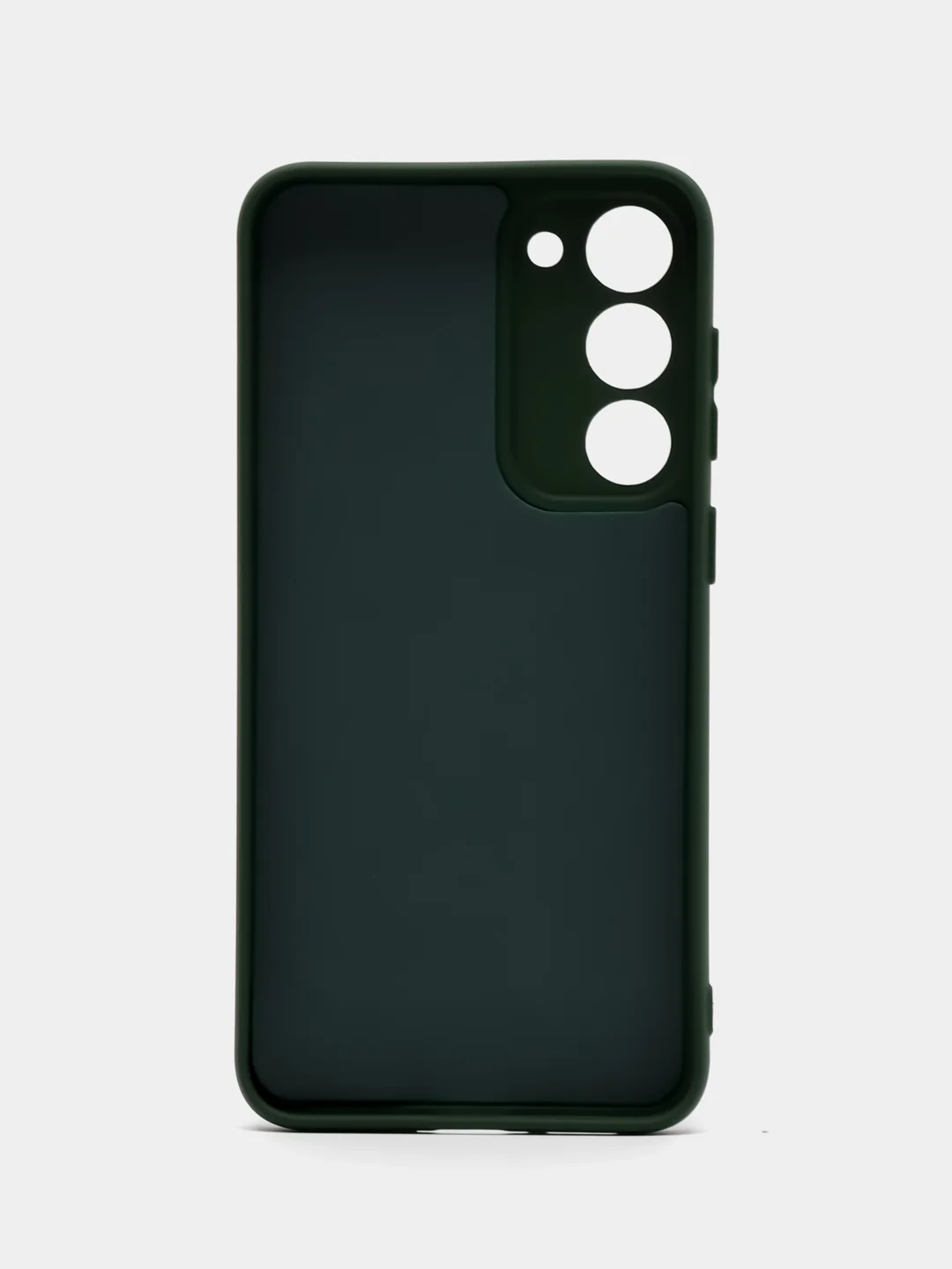 Зеленый чехол для Samsung Galaxy S23 Plus (Самсунг Галакси С23 Плюс), силиконовый