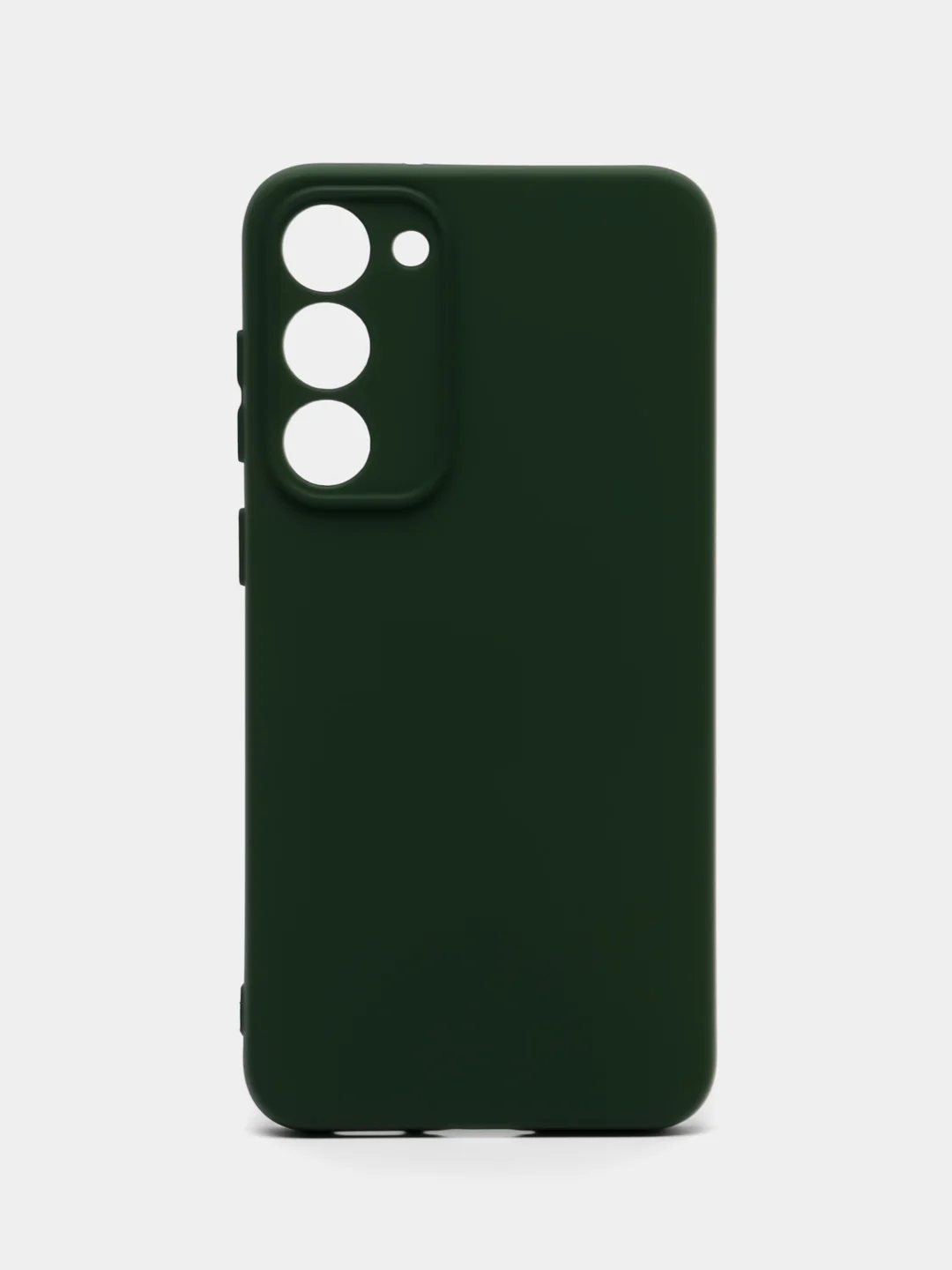 Зеленый чехол для Samsung Galaxy S23 Plus (Самсунг Галакси С23 Плюс), силиконовый