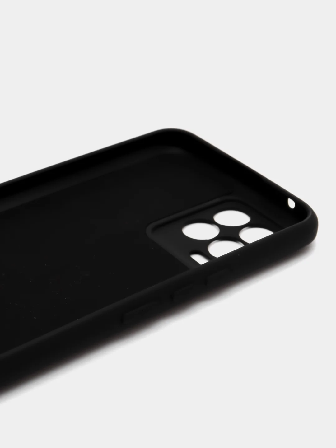 Угольный чехол Silicone Cover для Realme 8/8 Pro (Реалми 8/8 про), силиконовый