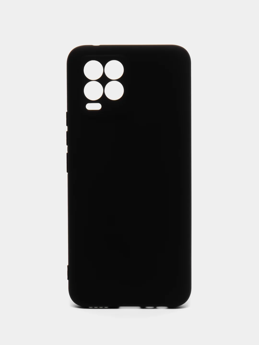 Угольный чехол Silicone Cover для Realme 8/8 Pro (Реалми 8/8 про), силиконовый
