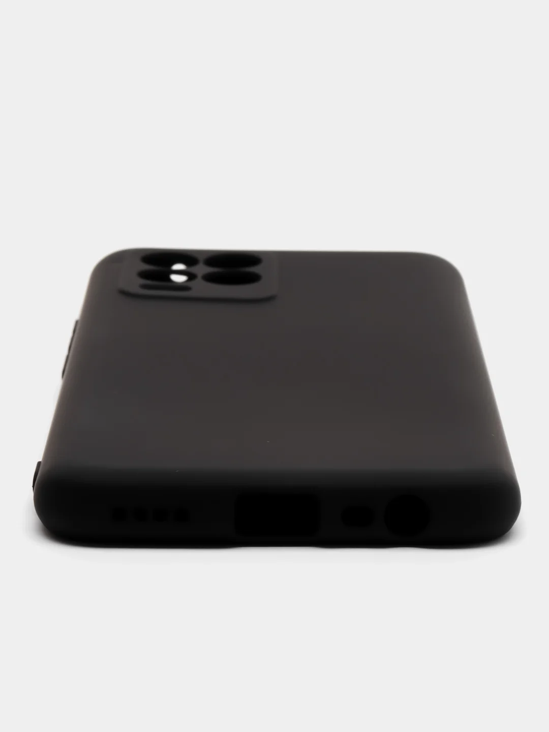 Угольный чехол Silicone Cover для Realme 8/8 Pro (Реалми 8/8 про), силиконовый