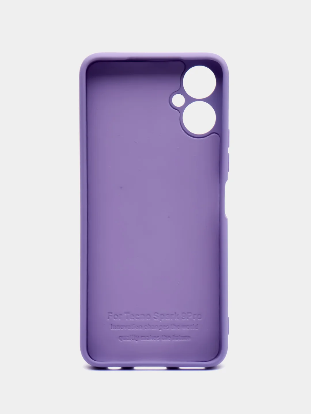 Аметистовый чехол силиконовый Silicone Cover для Tecno Spark 9 Pro