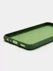 Приглушённый хаки чехол Silicone Cover для Samsung Galaxy A13, Самсунг Галакси А13 4G, силиконовый
