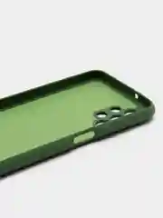 Приглушённый хаки чехол Silicone Cover для Samsung Galaxy A13, Самсунг Галакси А13 4G, силиконовый