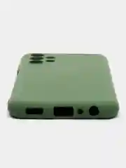 Приглушённый хаки чехол Silicone Cover для Samsung Galaxy A13, Самсунг Галакси А13 4G, силиконовый
