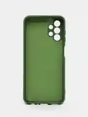 Приглушённый хаки чехол Silicone Cover для Samsung Galaxy A13, Самсунг Галакси А13 4G, силиконовый