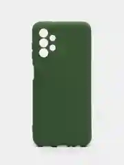 Приглушённый хаки чехол Silicone Cover для Samsung Galaxy A13, Самсунг Галакси А13 4G, силиконовый