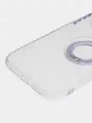 Лавандовый чехол прозрачный с подставкой iPhone 12 Pro
