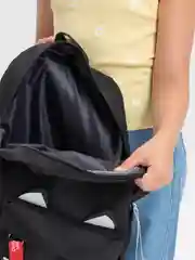 Черный школьный рюкзак, портфель для девочки, сумка спортивная