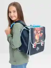 Синий портфель детский, рюкзак