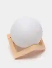 Желтый светильник Луна, 8 см (настольный ночник 3D шар) с подставкой Moon Lamp